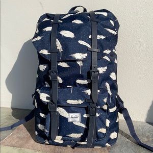 Herschel Little America Backpack feathers blue